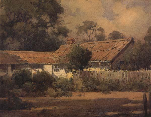 unknow artist An Old Farmhouse oil painting image